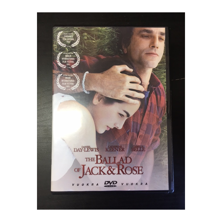 Ballad Of Jack & Rose DVD (VG+/M-) -draama-