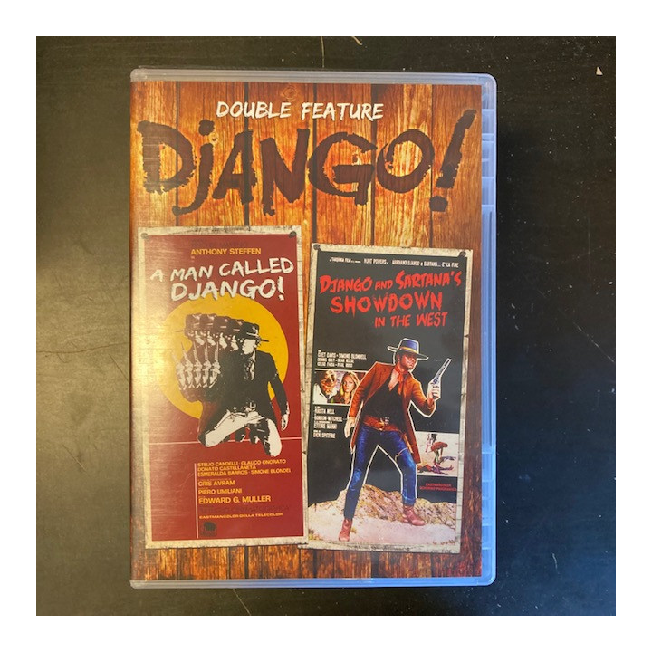 Man Called Django / Django And Sartana's Showdown In The West DVD (VG/M-) -western- (R1 NTSC/ei suomenkielistä tekstitystä)