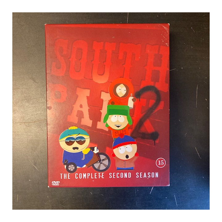 South Park - Kausi 2 3DVD (VG+/VG+) -tv-sarja-