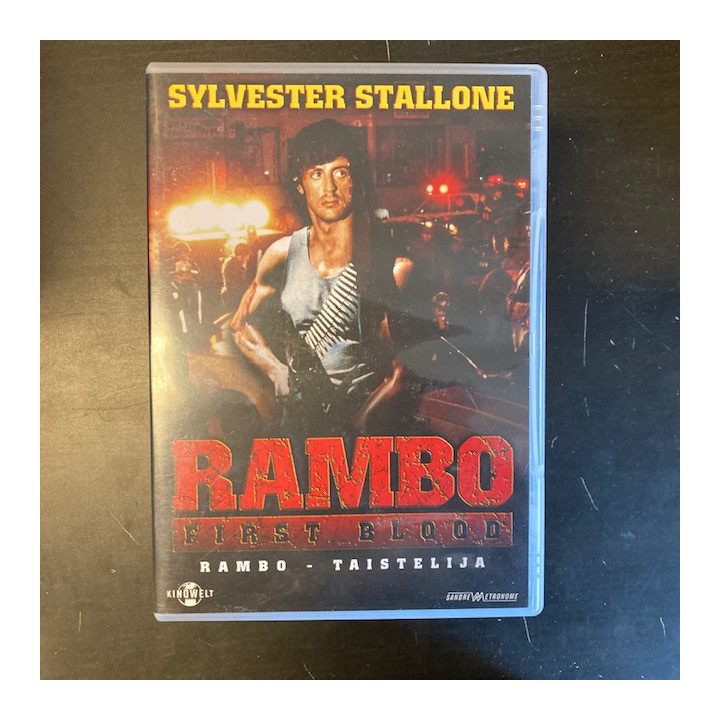 Rambo - taistelija DVD (VG+/M-) -toiminta-