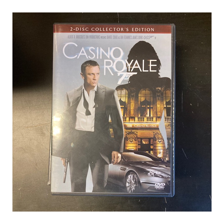 007 Casino Royale (collector's edition) 2DVD (VG+/M-) -toiminta-