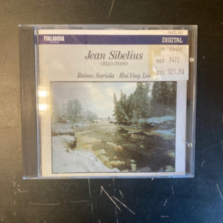 Raimo Sariola / Hui-Ying Liu - Sibelius: Cello/Piano CD (VG+/M-) -klassinen-