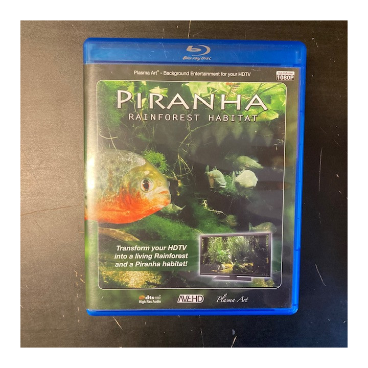 Piranha - Rainforest Habitat Blu-ray (M-/M-) -televisiosta sademetsä-