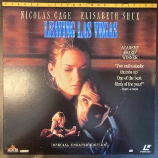 Leaving Las Vegas LaserDisc (VG+/VG+) -draama-