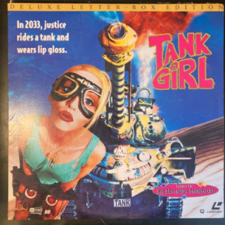 Tank Girl LaserDisc (VG+/VG+) -toiminta/komedia-