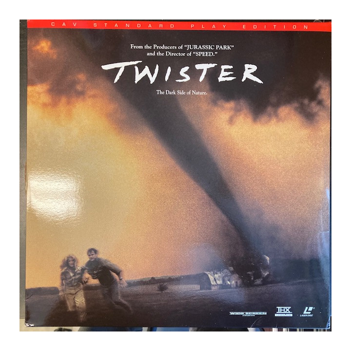 Twister LaserDisc (VG/VG+) -toiminta-