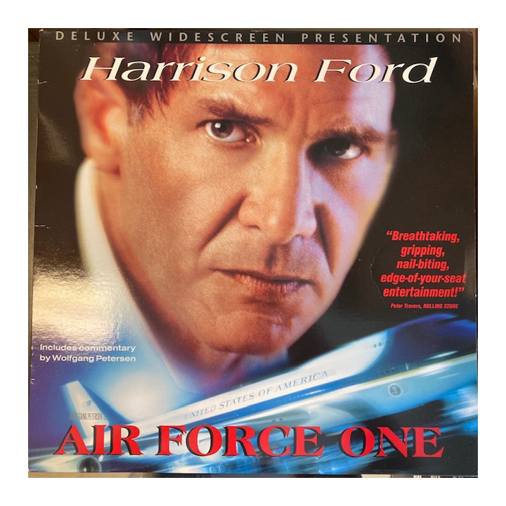 Air Force One LaserDisc (VG-VG+/VG+) -toiminta-