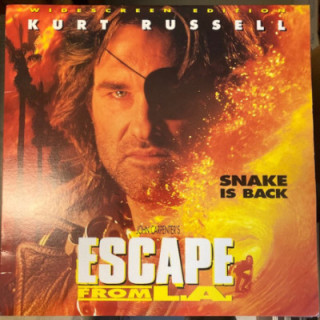 Escape From L.A. LaserDisc (VG+/M-) -toiminta-