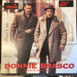Donnie Brasco LaserDisc (VG+-M-/M-) -draama-