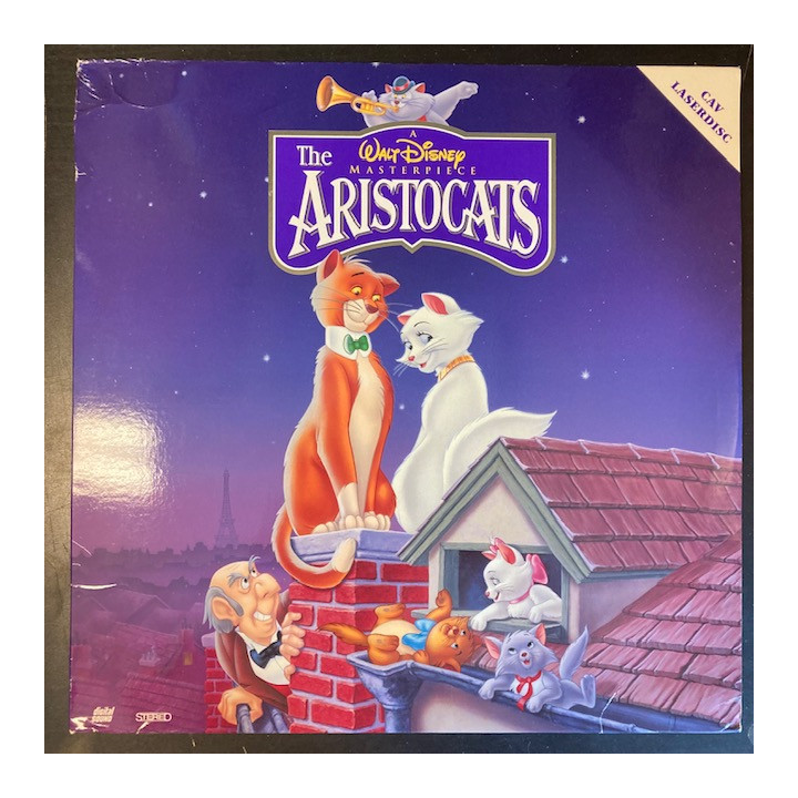 Aristocats LaserDisc (VG+/VG+) -animaatio-