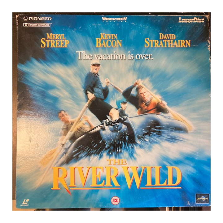 River Wild LaserDisc (VG+/VG) -seikkailu/jännitys-