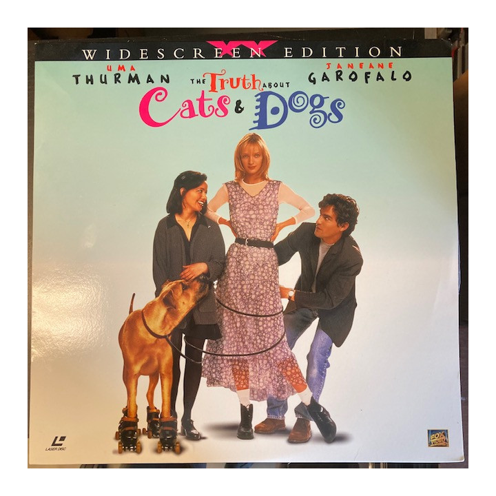 Truth About Cats & Dogs LaserDisc (VG+-M-/M-) -komedia-