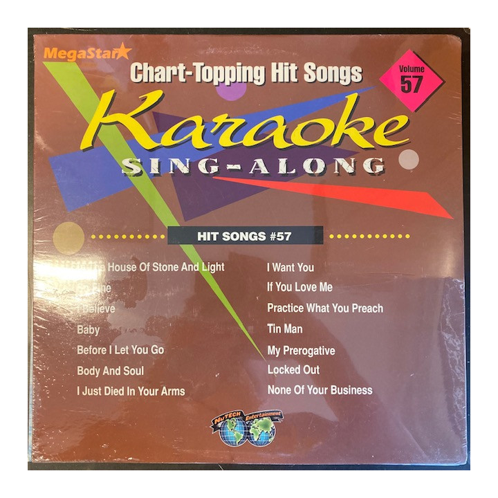 Karaoke Sing-Along - Hit Songs 57 LaserDisc (avaamaton) -karaoke-