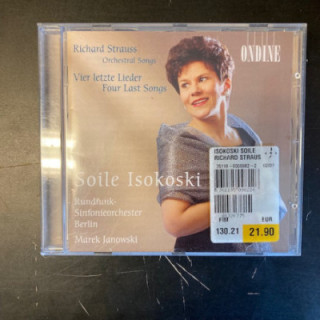 Soile Isokoski - Strauss: Orchestral Songs CD (VG+/M-) -klassinen-