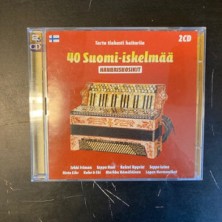 V/A - 40 Suomi-iskelmää (Hanurisuosikit) 2CD (VG+-M-/M-)