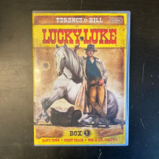Lucky Luke - Box 1 3DVD (VG+-M-/M-) -tv-sarja-