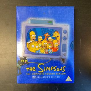 Simpsonit - Kausi 4 4DVD (VG-VG+/VG+) -tv-sarja-