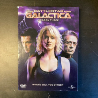 Battlestar Galactica - Kausi 3 6DVD (M-/VG+) -tv-sarja-