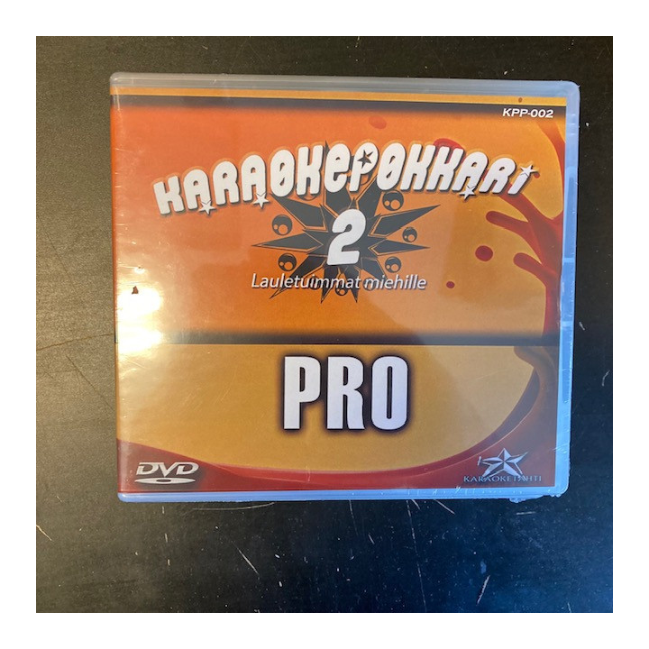 Karaokepokkari Pro 2 - Lauletuimmat miehille DVD (avaamaton) -karaoke-