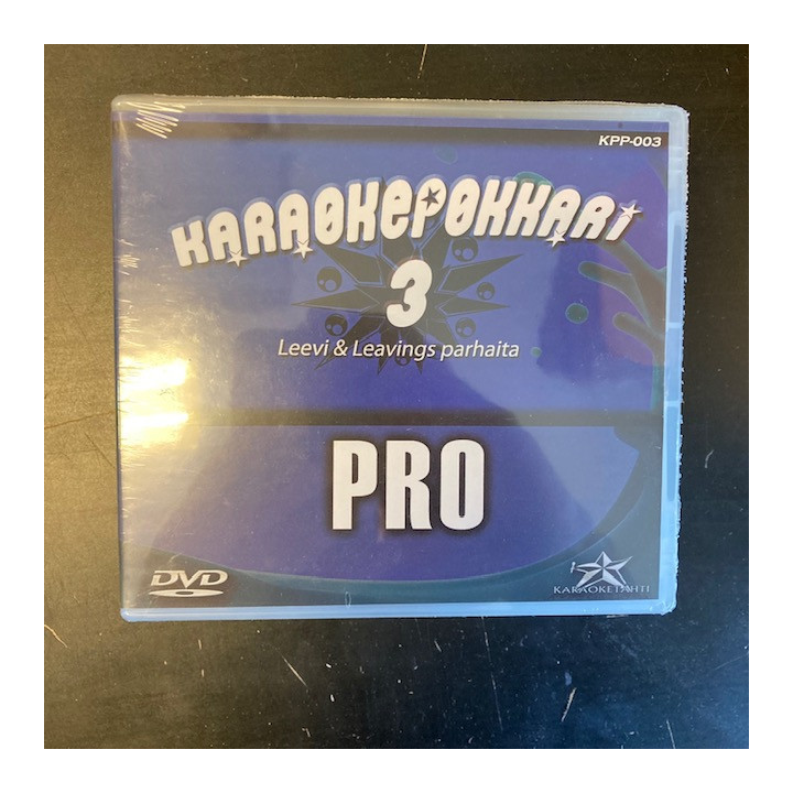 Karaokepokkari Pro 3 - Leevi & Leavings parhaita DVD (avaamaton) -karaoke-