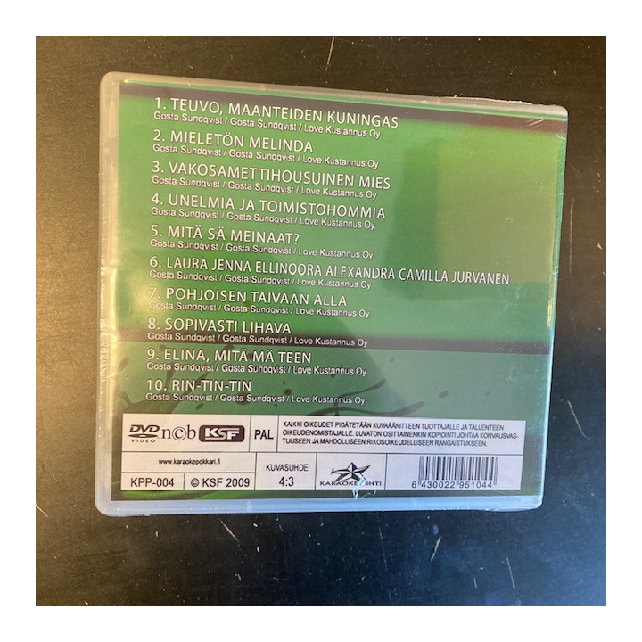 Karaokepokkari Pro 4 - Leevi & Leavings parhaita 2 DVD (avaamaton) -karaoke-
