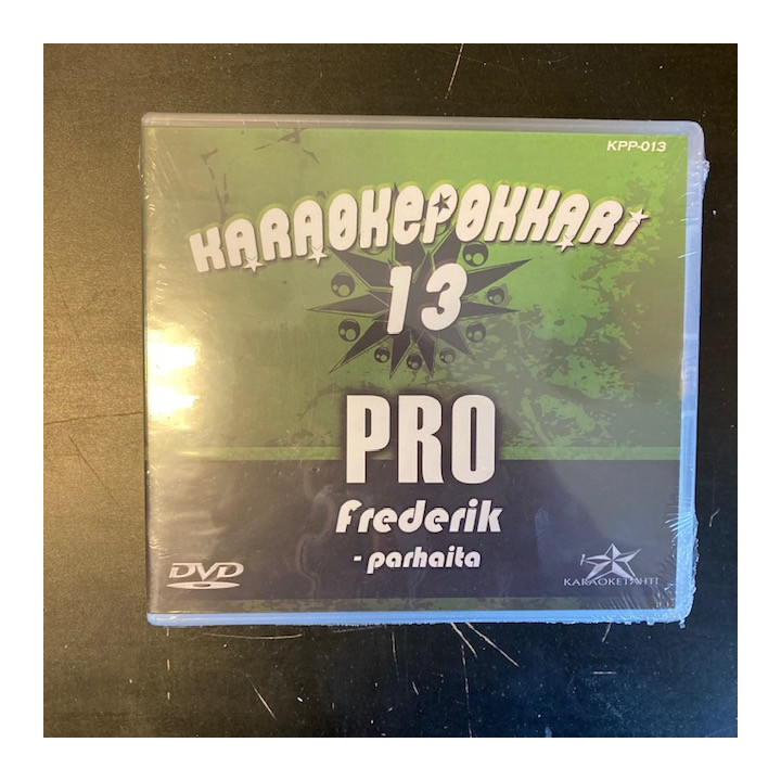 Karaokepokkari Pro 13 - Frederik parhaita DVD (avaamaton) -karaoke-