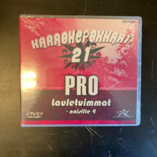 Karaokepokkari Pro 21 - Lauletuimmat naisille 4 DVD (avaamaton) -karaoke-