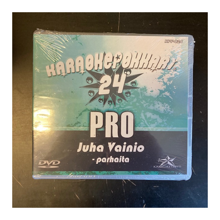 Karaokepokkari Pro 24 - Juha Vainio parhaita DVD (avaamaton) -karaoke-