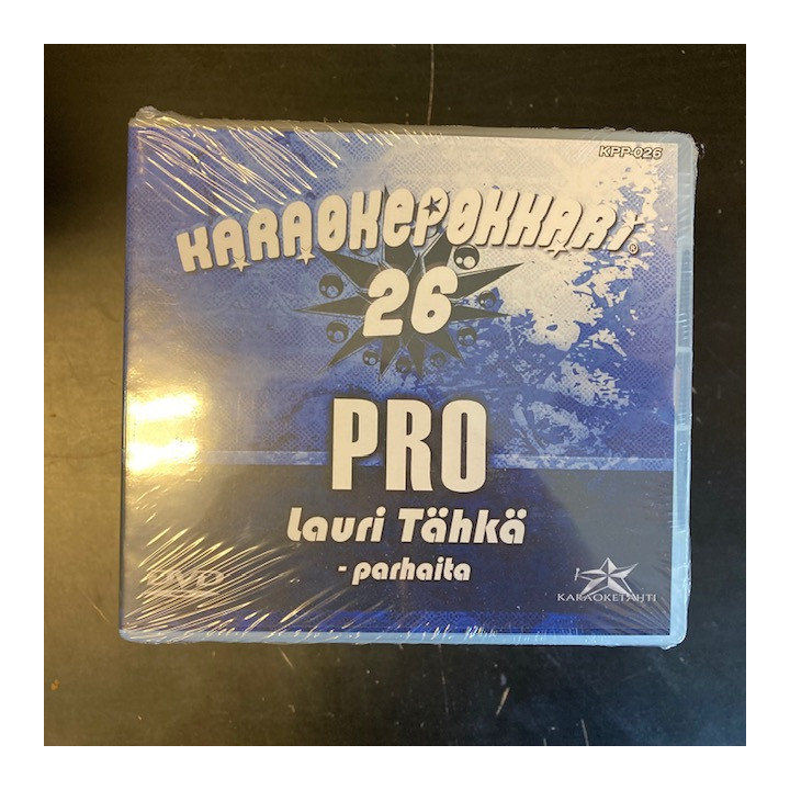 Karaokepokkari Pro 26 - Lauri Tähkä parhaita DVD (avaamaton) -karaoke-