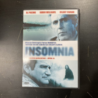 Insomnia (2002) DVD (M-/M-) -jännitys-