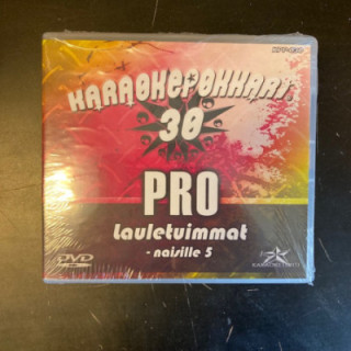 Karaokepokkari Pro 30 - Lauletuimmat naisille 5 DVD (avaamaton) -karaoke-
