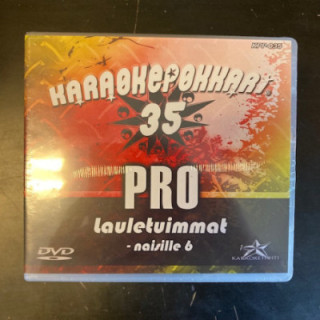 Karaokepokkari Pro 35 - Lauletuimmat naisille 6 DVD (avaamaton) -karaoke-