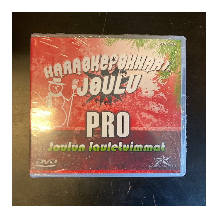 Karaokepokkari Pro - Joulu 1 DVD (avaamaton) -karaoke-