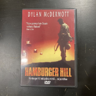Hamburger Hill DVD (VG+/M-) -sota-