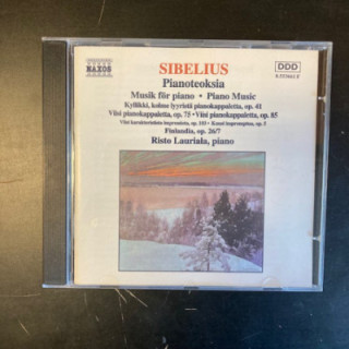 Risto Laurila - Sibelius: Pianoteoksia CD (VG+/M-) -klassinen-