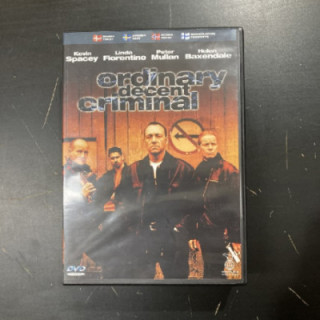 Tavallisen rehti rikollinen DVD (VG+/M-) -jännitys-