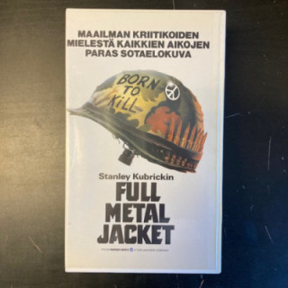 Full Metal Jacket VHS (VG+/M-) -sota/draama-