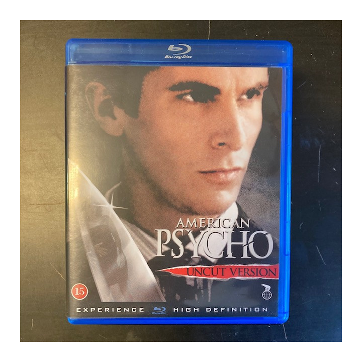 Amerikan psyko Blu-ray (M-/M-) -jännitys/draama-