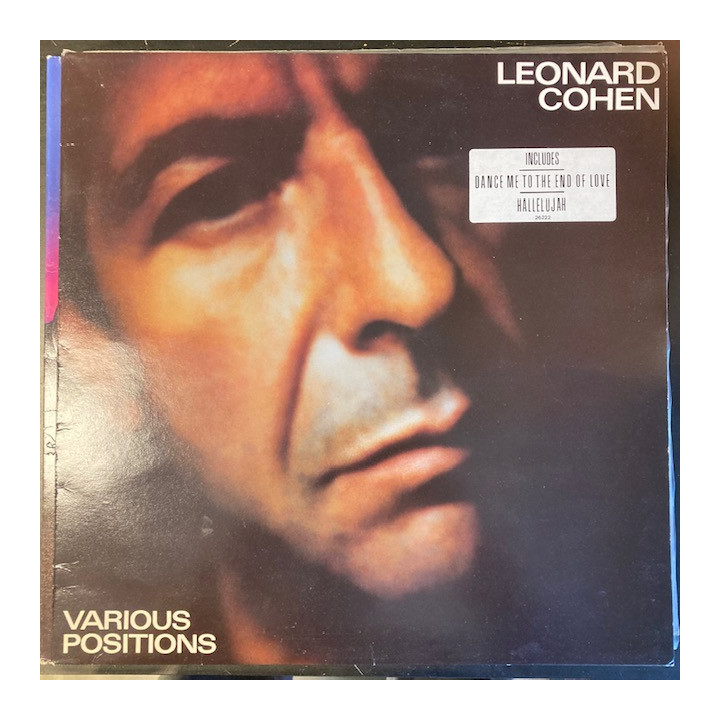 Leonard Cohen - Various Positions LP (VG+/VG+) -folk rock-