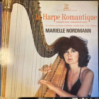 Marielle Nordmann - La Harpe Romantique LP (VG+/M-) -klassinen-