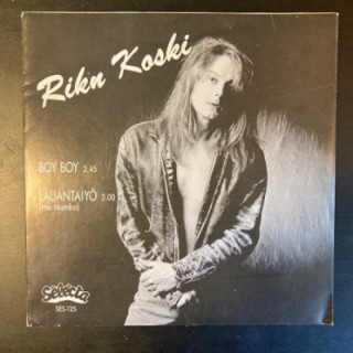 Riku Koski - Boy Boy / Lauantaiyö (Hei Mambo) 7'' (VG+-M-/VG+) -pop rock-
