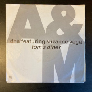 DNA Featuring Suzanne Vega - Tom's Diner 7'' (VG/VG) -house-