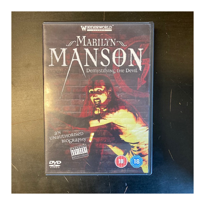 Marilyn Manson - Demystifying The Devil DVD (M-/M-) -dokumentti- (ei suomenkielistä tekstitystä)