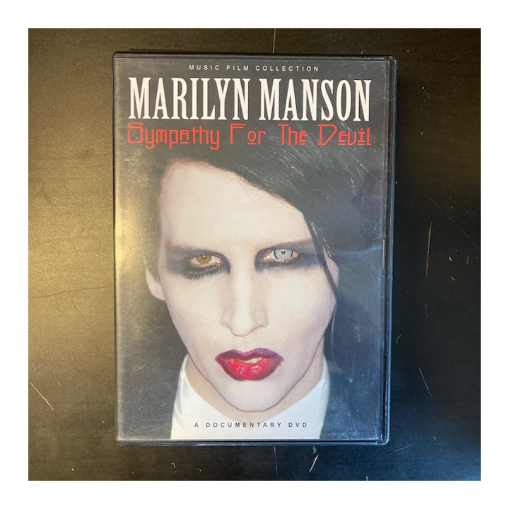 Marilyn Manson - Sympathy For The Devil DVD (VG/M-) -dokumentti- (ei suomenkielistä tekstitystä)