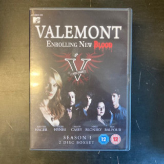 Valemont - Season 1 2DVD (VG+-M-/M-) -tv-sarja- (ei suomenkielistä tekstitystä)