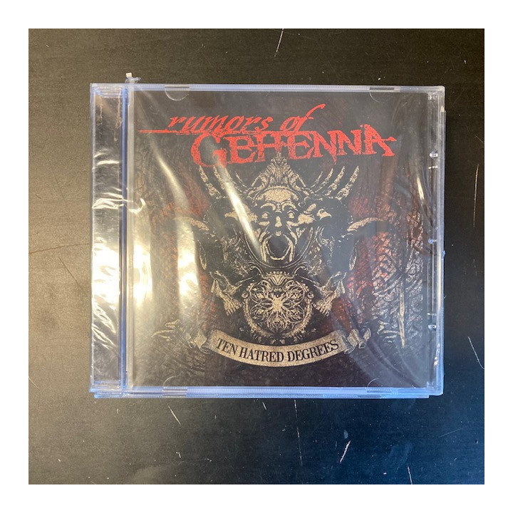 Rumors Of Gehenna - Ten Hatred Degrees CD (avaamaton) -thrash metal/hardcore-