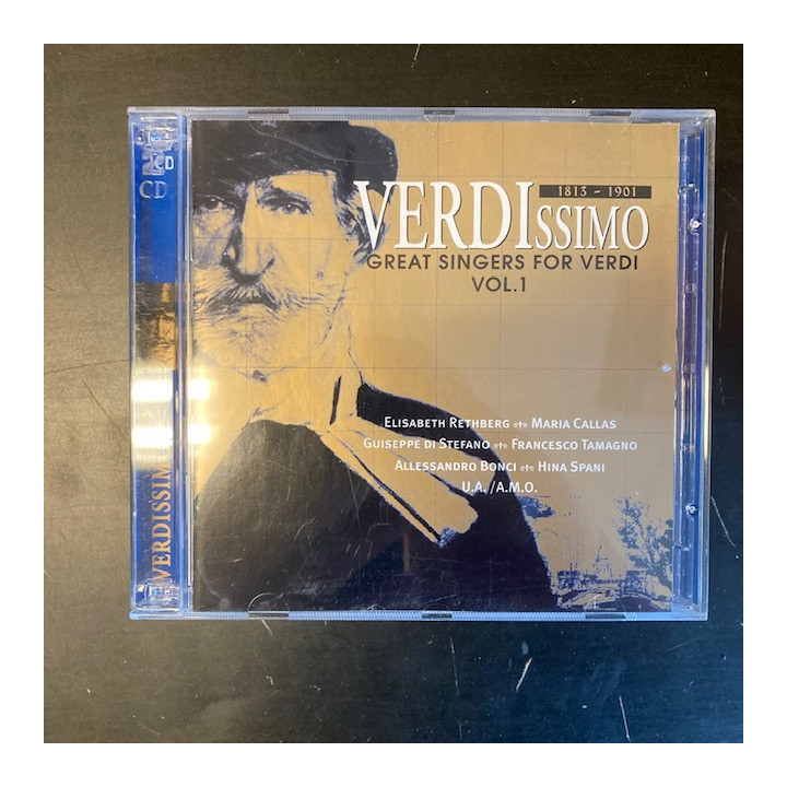 Verdi - Great Singers For Verdi Vol.1 2CD (VG+-M-/M-) -klassinen-