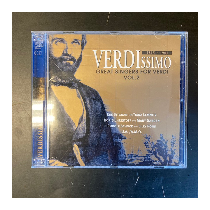 Verdi - Great Singers For Verdi Vol.2 2CD (VG+/VG+) -klassinen-