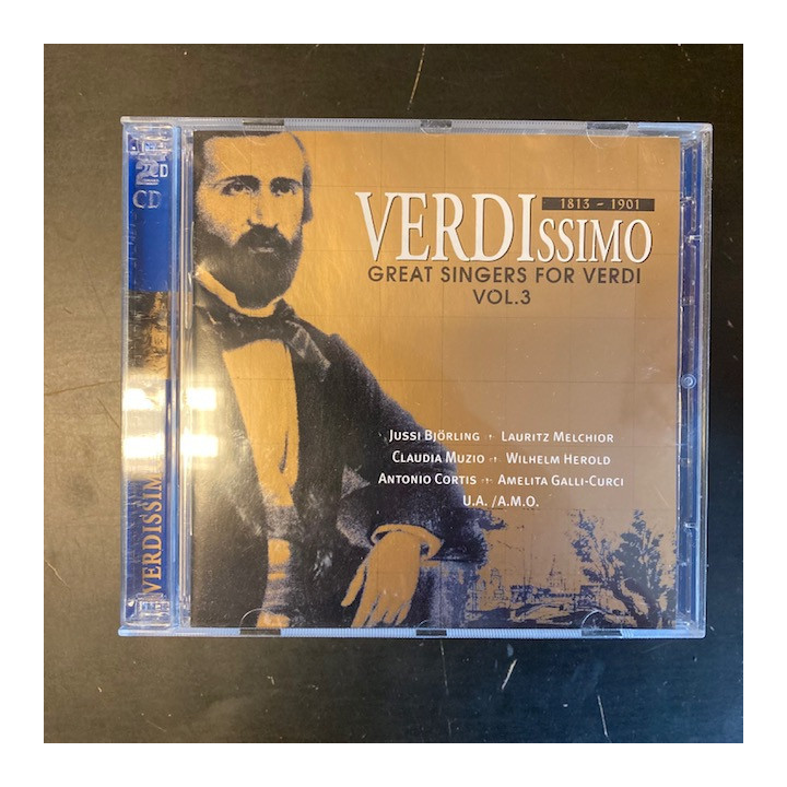 Verdi - Great Singers For Verdi Vol.3 2CD (VG+-M-/M-) -klassinen-