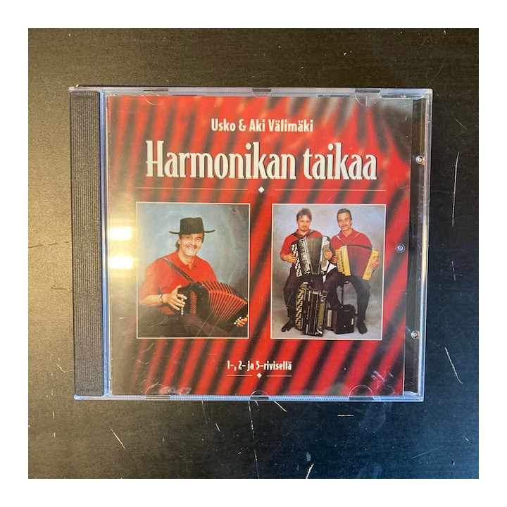 Usko & Aki Välimäki - Harmonikan taikaa CD (VG+/M-) -folk-